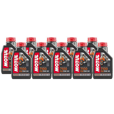 Engine Oil (15W-50) (Set of 10) (10 Liter) (7100 4-Stroke) (Synthetic)
