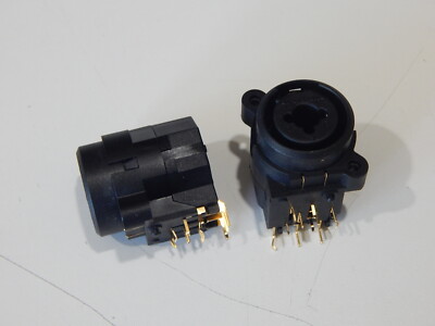 NEUTRIK NCJ10FI-H-0 XLR 1/4'' Stereo Jack F 3 POSITION - LOT OF 2 CONNECTORS