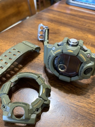 Casio G-SHOCK Rangeman GW-9400-3 Resin Rubber Band - Army Green