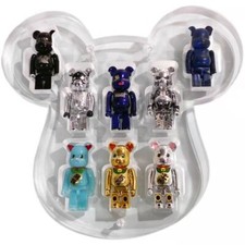 Bearbrick Display Case Acrylic for 8 100 Medicom Toy Be rbrick