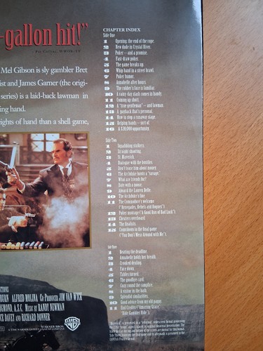 laserdisc 📀 MAVERICK ( USA ) 2 disques - Afbeelding 3 van 4