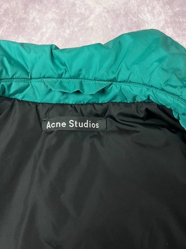 Chaqueta acolchada de nailon Acne Studios Odgar Face Logo para hombre talla L - Imagen 7 de 9