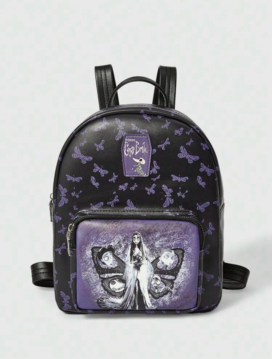 NEW Tim Burton CORPSE BRIDE Mini Backpack WHITE Bag SCRAPS Victor
