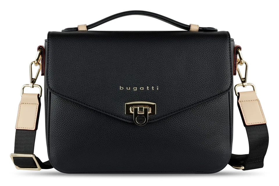 bugatti Ella Classic Bag Schultertasche Tasche Black schwarz Neu - Bild 1 von 4