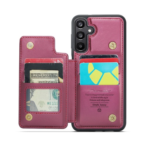For Samsung Galaxy A15/A25/A55 PU Leather Card Holder Wallet Bag Phone Case - 第 25/41 張圖片