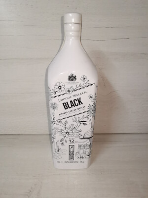 (285,70 /1L)  Johnnie Walker Black - Air Ink -Madrid- 700ml,- 40%vol.