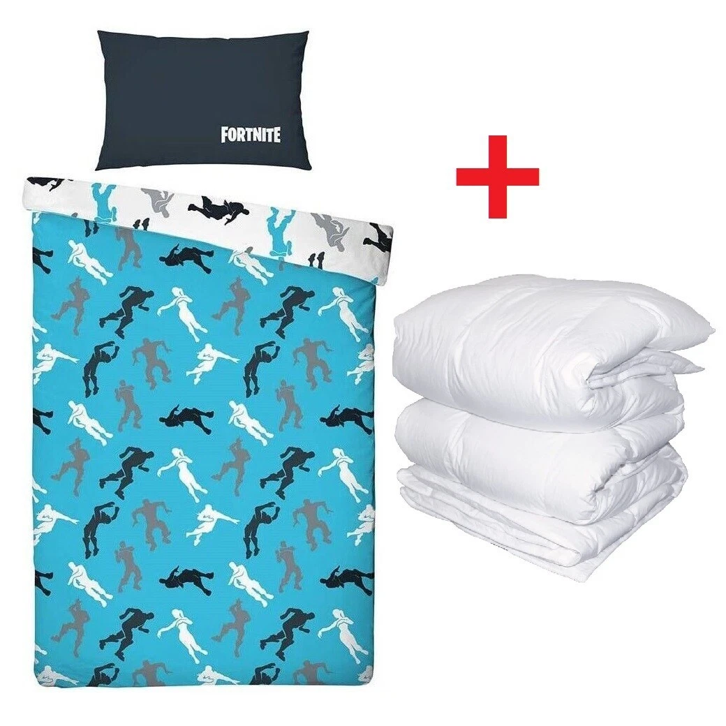 Fortnite Baile Azul Juego de Cama Individual Funda N rdica Con