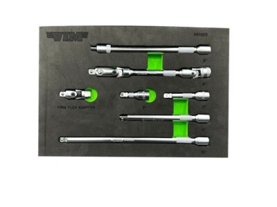 VIM Tools MEK600 7 Piece 3/8'' Drive Master Extension Set Brand New!