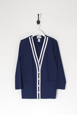 Vintage Women's Retro Leslie Fay Jacket Navy Blue (l)