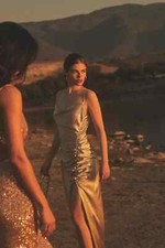 EVENING DRESS BHLDN S JENNINGS LIQUID GOLD BRONZE SACHIN BABI SLIT NWT $248