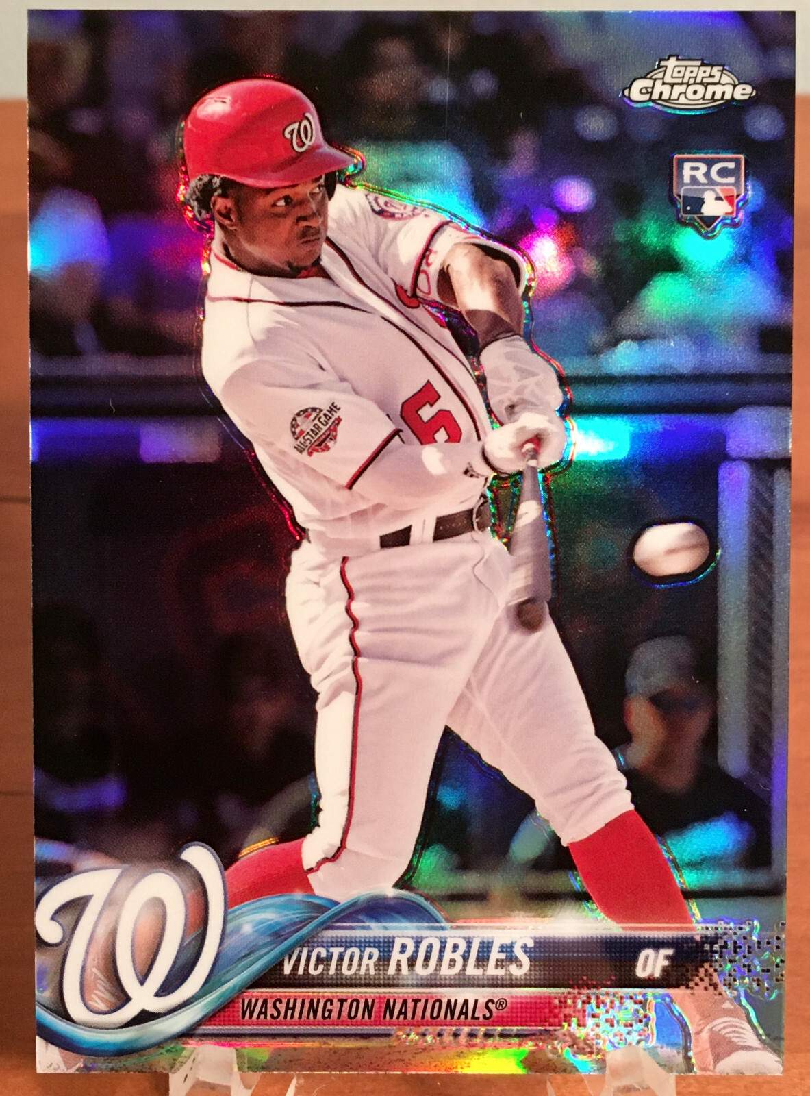 2018 Topps Chrome Update Victor Robles Rookie RC #HMT22 Refractor #'d /250