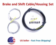 Universal Brake Shifter Cables Housing Set Kit Road Mountain Bike Hybrid Cycling