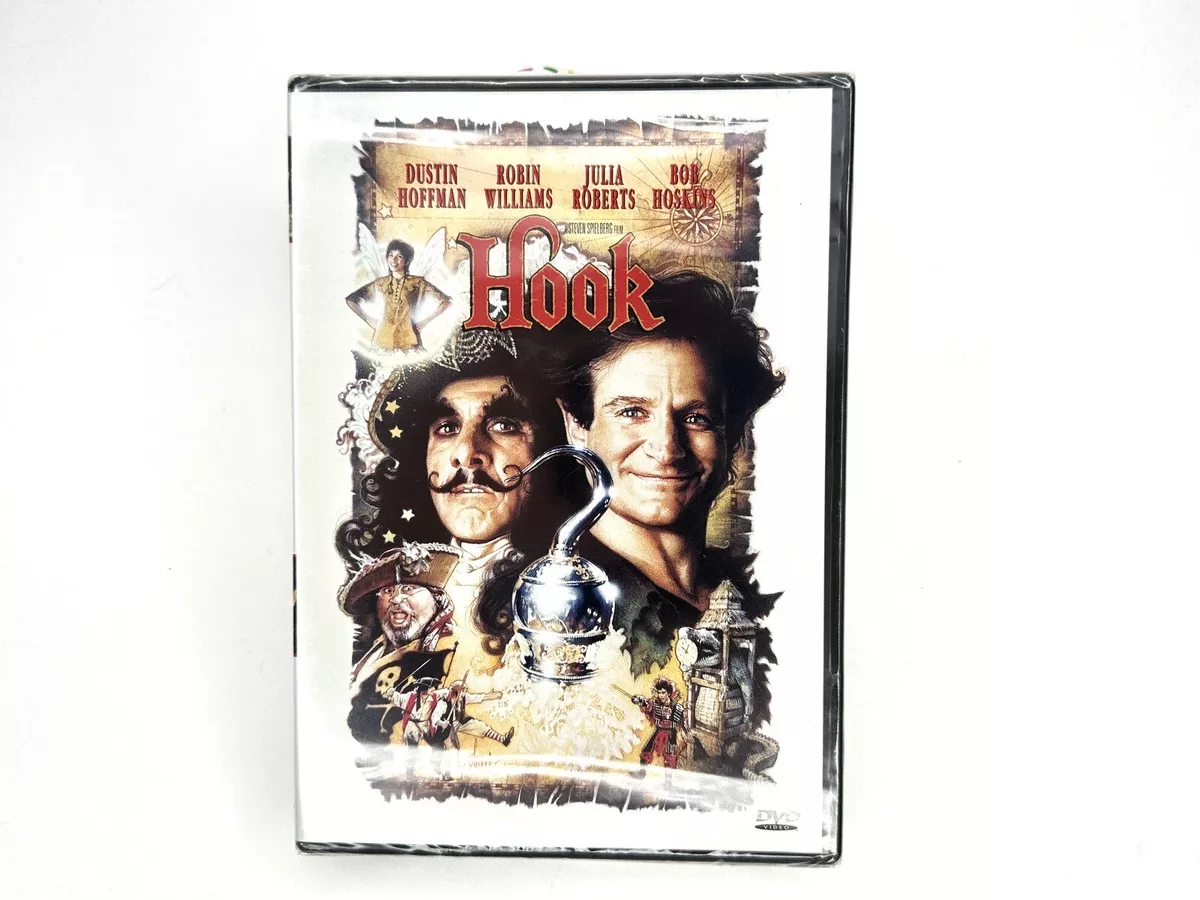 SEALED* Hook Movie DVD 1991 - Robin Williams - Julia Roberts - Peter Pan  Movie 43396039308