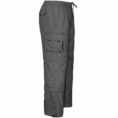 Men's Zip Off Camuflage/ Plain Cargo Work Trouser Short & 3/4 3 in 1 M - 3XL - Picture 39 of 44