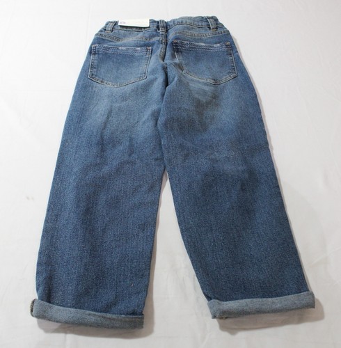 Evsie Girl's Mid-Rise Distressed Boyfriend 5-Pocket Jeans CL8 Lt. Blue Size US:8 - Picture 3 of 4