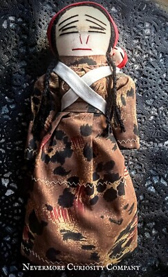 Vintage Native American cloth rag doll folk art handmade | eBay