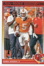 2024 PANINI SCORE KAMAL HADDEN RC #378
