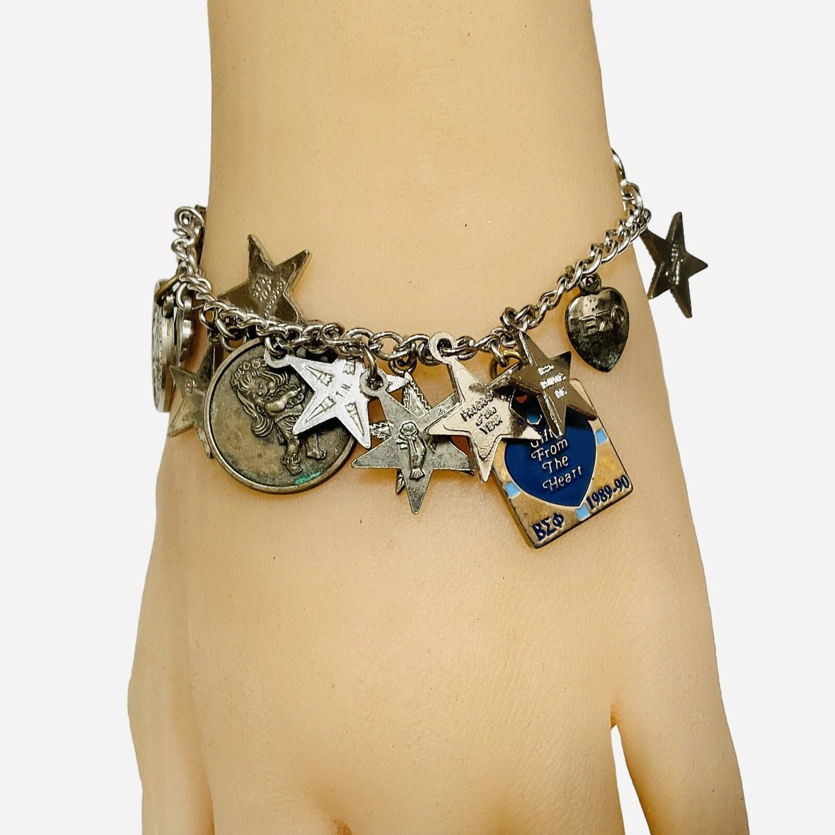 Beta Sigma Phi Vintage 20 Charm Bracelet 1979-1990 Charms | eBay