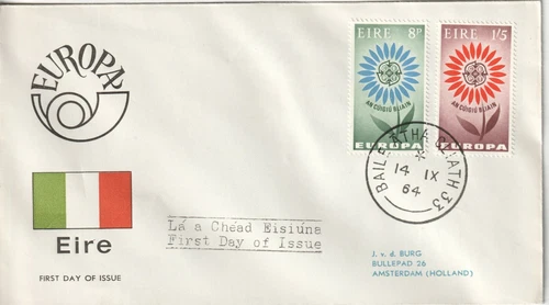 First day cover FDC IRELAND better cachet 1964 ...