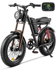 Electric Bike E-Bike 1000W 48V 20.8AH Adult Bicycles 20" Fat Tire Mountain Ebike