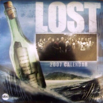 WALL CALENDAR - ABC OFFICIAL TV LOST 2007 COLLECTOR CALENDAR