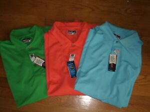 Details about Grand Slam Performance Big & Tall Polo Golf Shirt Moisture  Wicking Size 2XB