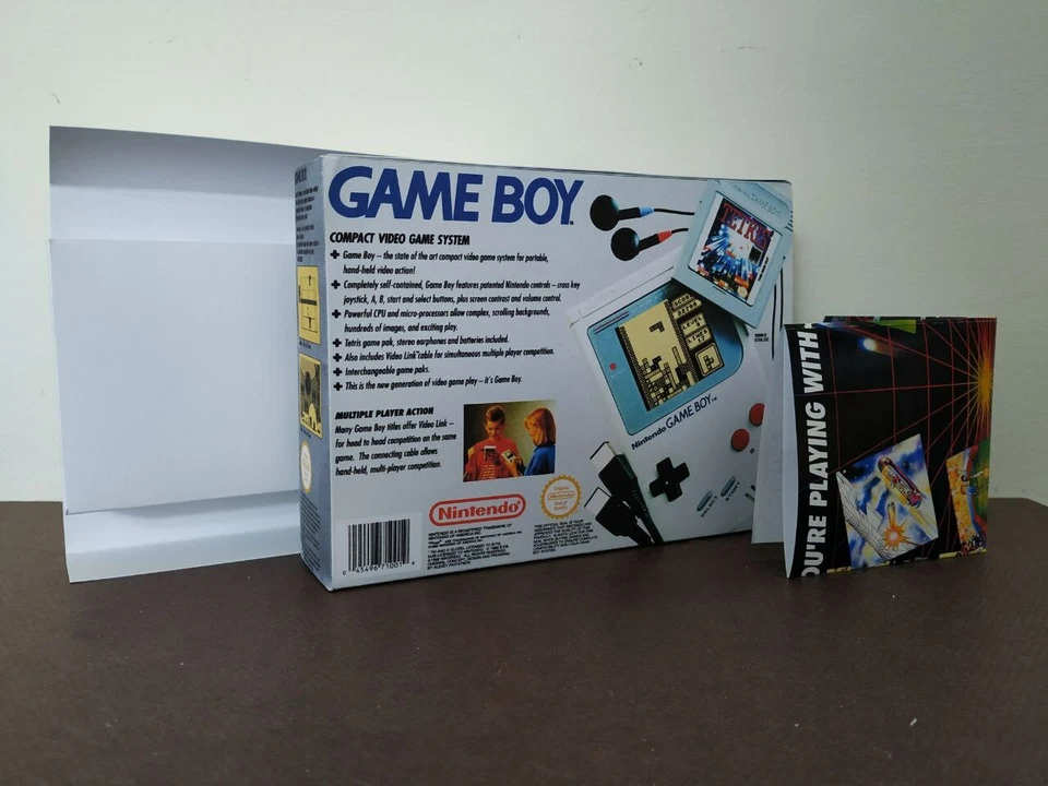 only box gameboy Classic Tetris - gb gba gbc nintendo - solo scatola - Immagine 2 di 2