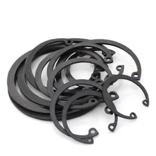 Select Ф7mm - Ф200mm Internal Retaining Rings Circlip Snap Ring 65MN Black Steel