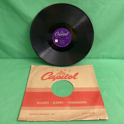 78 rpm LES BAXTER, Blue Tango/Please Mr. Sun, Year, Capitol 1966, 10'' shellac