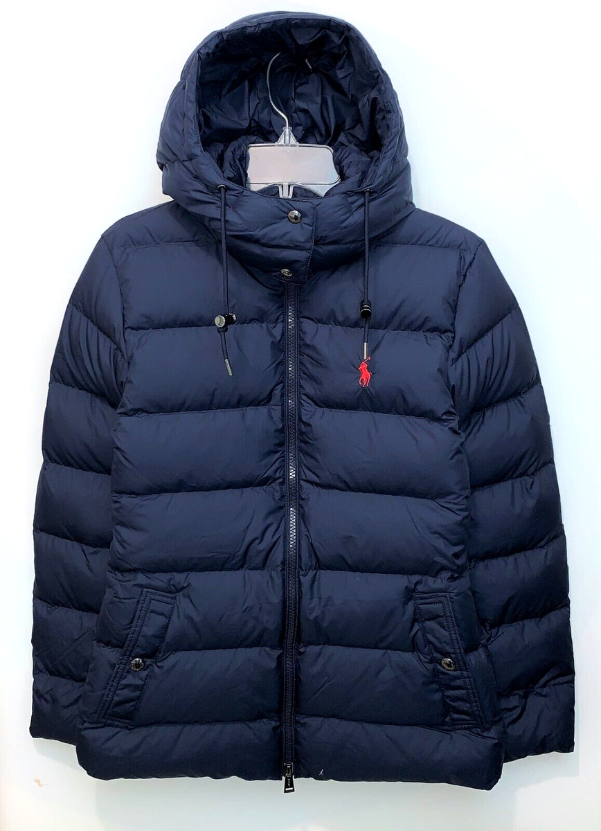 【POLO RalphLauren】Water-Repellent Hooded Down Anorak Coat Polo Ralph Lauren Women's Water Repellent Hooded Down Jacket