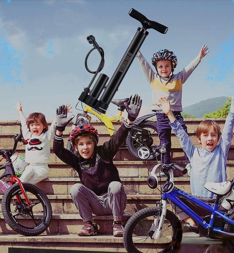 Inflador de bomba de piso para bicicleta VIMILOLO para válvulas Presta y Schrader con medidor - Imagen 7 de 7