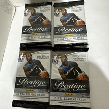 2010-11 Panini Prestige Basketball Factory Sealed 4 pack lot half a blaster box