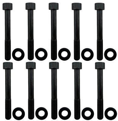 10 Cylinder Head Bolt / Washers for Carry Every Alto F6A DA51T DB51T DC51T DD51T