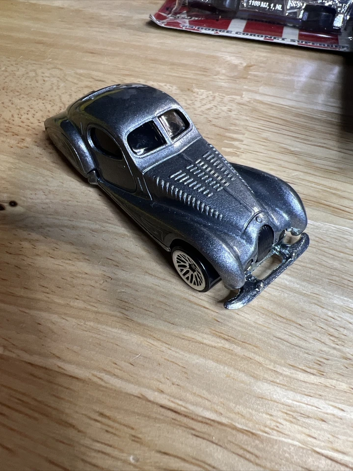 复古风火轮美泰 1987 灰色 1937 Talbot Lago Roadster Hot Rod 散装 — 第 2/4 张图片