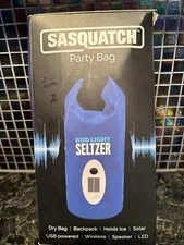 SASQUATCH PARTY BAG Cooler Solar USB Powered Wireless Speaker LED Backpack Ice