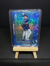 Noelvi Marte 2022 Bowman Chrome Prospect BCP-63 Blue Shimmer Refractor /150 REDS