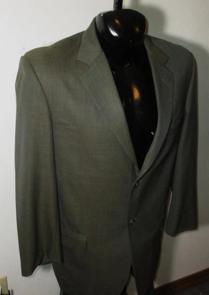 Traje de 2 piezas de lana marrón Joseph's para hombre talla 42R, 32X28/31 Foto 4 de 4