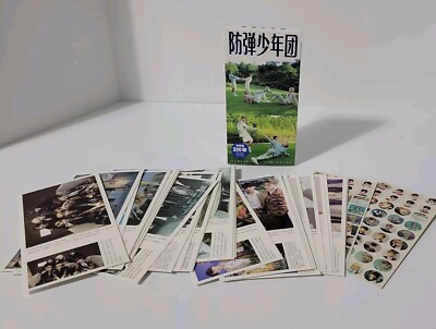 BTS Post Cards and stickers Fan Box K-pop Memorabilia