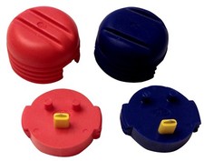 Creative Memories Custom Cutting System Replacement Blades Red Blue NEW