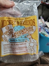 Goofy In Norway Walt Disney Epcot 1993 Collectible McDonalds Happy Meal Toy