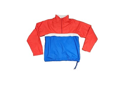 HELLY HANSEN TECH Vintage 90s Anorak Zip Jacket Mens S Waterproof Color Block