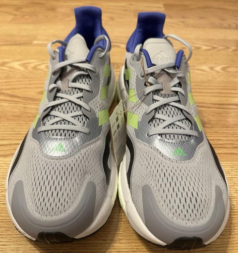 Adidas Solar Boost 3 Halo Silver Signal Green Size 13 New - 第 1/7 張圖片
