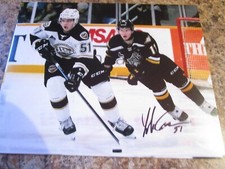 LUKAS CORMIER SIGNED 8X10 MATTE PHOTO LAS VEGAS GOLDEN KNIGHTS CHARLOTTETOWN (C)