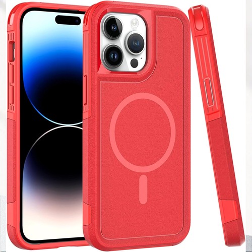 For Apple iPhone 15 Pro Max Plus Case Phone Cover Shockproof Mag + Glass Screen - Zdjęcie 23 z 40