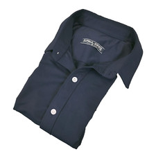 PJ Paul Jones Shirt Mens Medium Button Up Blue Stretch Performance