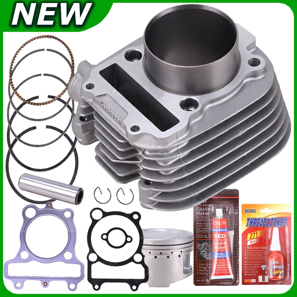 For Yamaha Timberwolf 250 Cylinder Piston Gasket & Top End Rebuild Kit 1992-2000 - Image 2 of 4