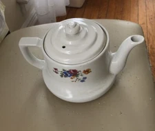 Vintage Enterprise Aluminum Co. DRIP-O-LATOR Flower Country Coffee/Tea Pot