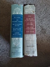 Vintage Readers Digest Condensed Books Decorative Covers, 1957 VLM 4, 1958 VLM 2