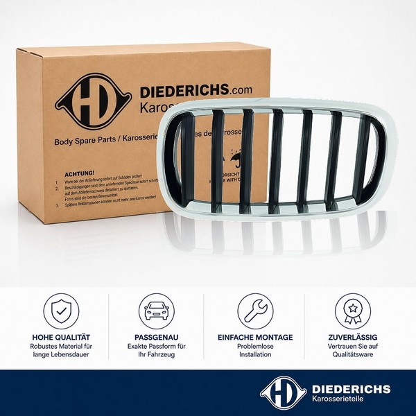 KÜHlergitter Links Diederichs 1293041 FÜR BMW KÜHlergrill Frontgrill-image