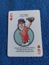 Tyler Clippard Card Washington Nationals Hero Decks Playing Card Baseball Card